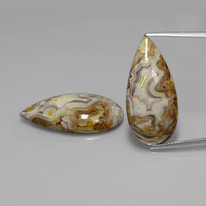 22.75캐럿 천연 다색 벽옥 보석, 배 모양, 불투명체