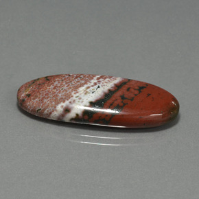 17.25캐럿 천연 다색 벽옥, 타원형 컷, 불투명체