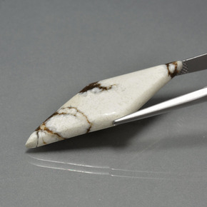 15.46캐럿 천연 멀티컬러 재스퍼, 멋진 모양, 40.4×15.9 mm, 불투명체