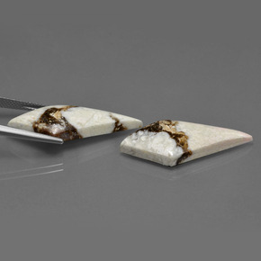 캐럿 천연 멀티컬러 재스퍼 보석, 멋진 모양, 33.2×14.8 mm, 불투명체