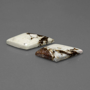 캐럿 천연 멀티컬러 재스퍼 보석, 멋진 모양, 30.3×14.7 mm, 불투명체