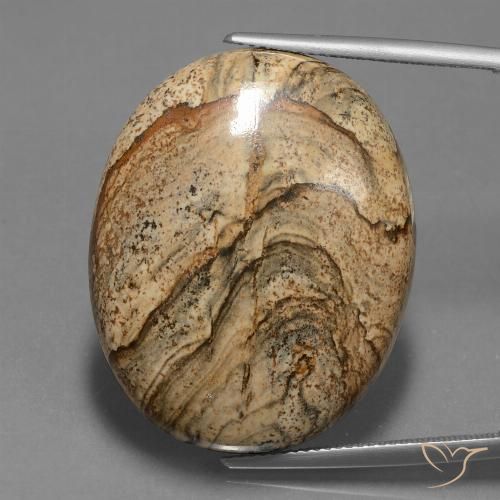 45.92ct 자연스러운 다색 벽옥, 타원형, 불투명체