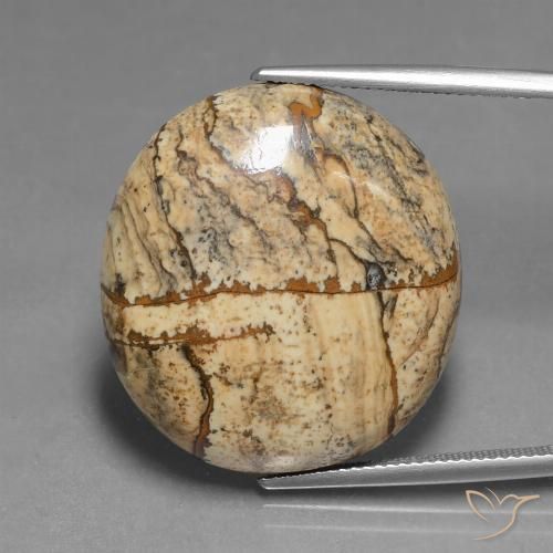 37.82ct 자연스러운 다색 벽옥, 타원형, 불투명체