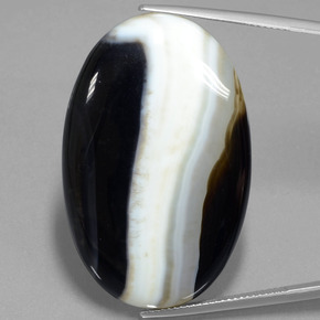 57.18캐럿 천연 멀티컬러 재스퍼, 타원형 컷, 39.7×25.3 mm, 불투명체
