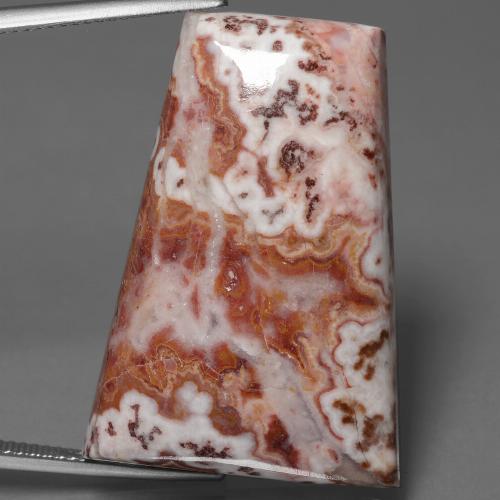 59.18캐럿 천연 멀티컬러 재스퍼, 바게트, 32.9×21.4 mm, 불투명체