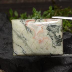 59.34캐럿 천연 다색 벽옥, 바게트, 불투명체