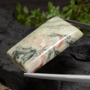 59.34캐럿 천연 다색 벽옥, 바게트, 불투명체