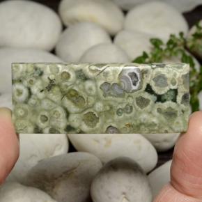 40.89캐럿 천연 멀티컬러 재스퍼, 바게트, 45×17.9 mm, 불투명체