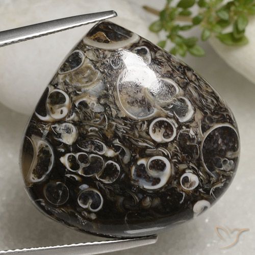 35.93ct 자연스러운 다색 벽옥, 배 모양, 불투명체