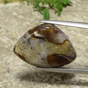 9.97캐럿 천연 다색 벽옥, 일조, 불투명체