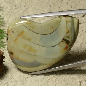 25.50캐럿 천연 다색 벽옥, 멋진 모양, 불투명체