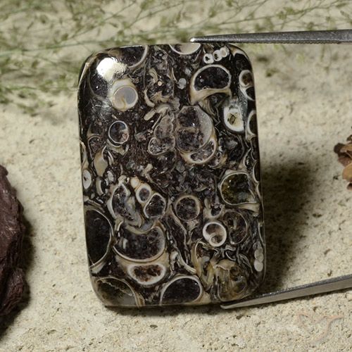 36.39ct 자연스러운 다색 벽옥, 방석, 불투명체