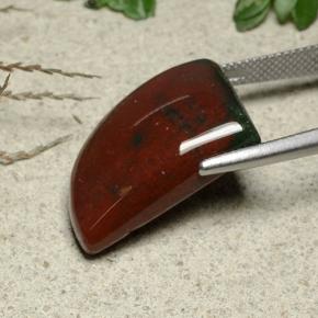20.15캐럿 천연 멀티컬러 재스퍼, 멋진 모양, 21.8×15.7 mm, 불투명체