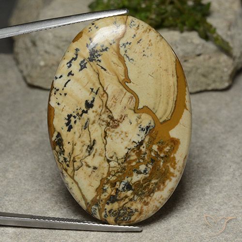 39.17ct 자연스러운 다색 벽옥, 타원형, 불투명체
