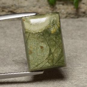 9.00캐럿 천연 멀티컬러 재스퍼, 바게트, 16.1×11.3 mm, 불투명체