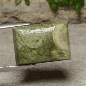 9.00캐럿 천연 멀티컬러 재스퍼, 바게트, 16.1×11.3 mm, 불투명체