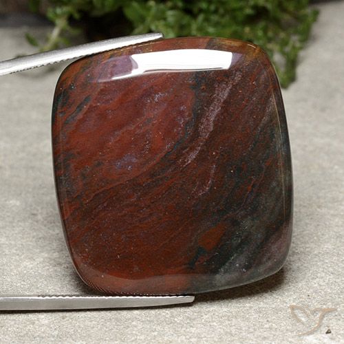 51.51ct 자연스러운 다색 벽옥, 방석, 불투명체
