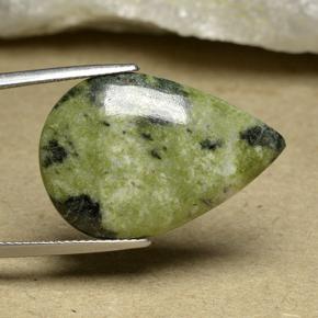 15.63캐럿 천연 멀티컬러 재스퍼, 배 모양, 27.1×18.5 mm, 불투명체