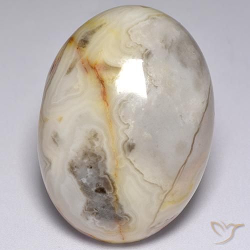 42.94ct 자연스러운 다색 벽옥, 타원형, 불투명체