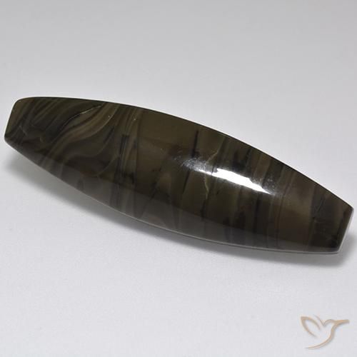 22.30ct 자연스러운 어두운 갈색 벽옥, 팬시한, 불투명체
