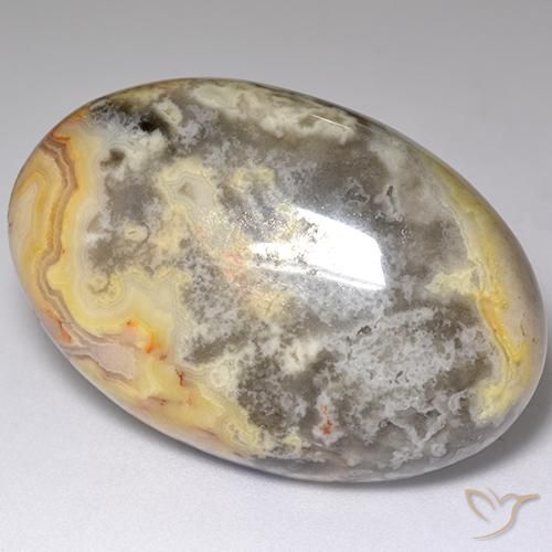 51.53ct 자연스러운 다색 벽옥, 타원형, 불투명체