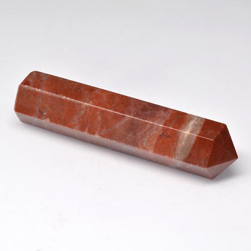 28.43캐럿 천연 멀티컬러 재스퍼, 멋진 모양, 39×9.1 mm, 불투명체