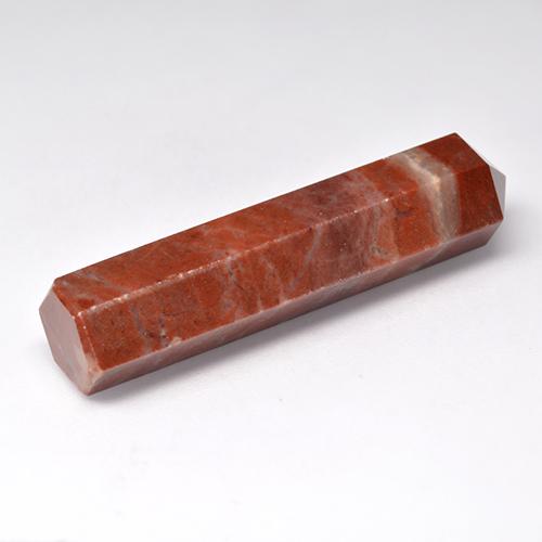 28.43캐럿 천연 멀티컬러 재스퍼, 멋진 모양, 39×9.1 mm, 불투명체