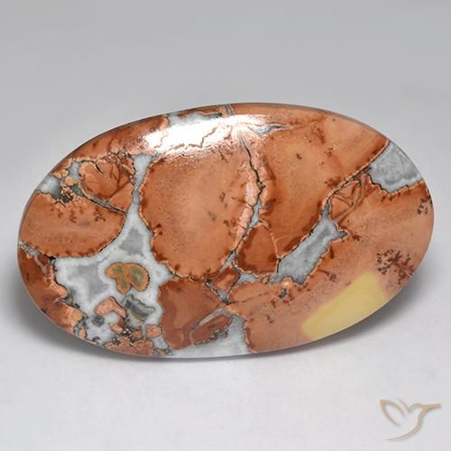 68.68ct 자연스러운 다색 벽옥, 타원형, 불투명체