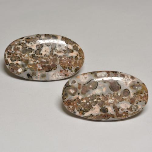 24.09캐럿 천연 다색 벽옥 보석, 타원형 컷, 불투명체