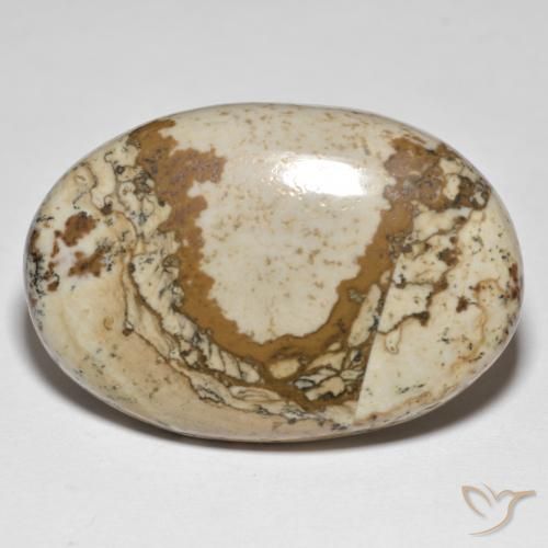 42.85ct 자연스러운 다색 벽옥, 타원형, 불투명체
