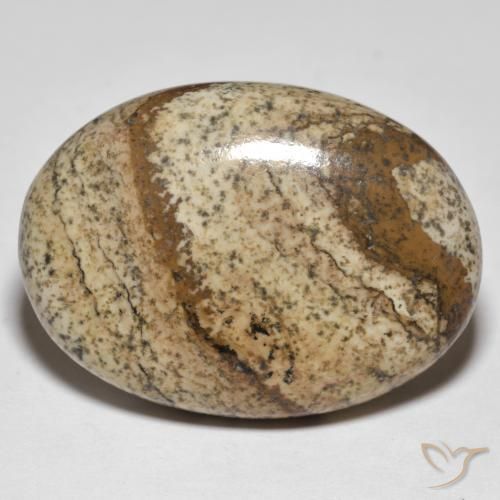 39.03ct 자연스러운 다색 벽옥, 타원형, 불투명체