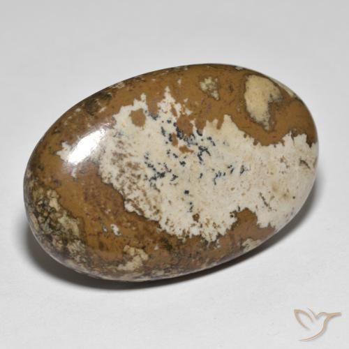 34.78ct 자연스러운 다색 벽옥, 타원형, 불투명체