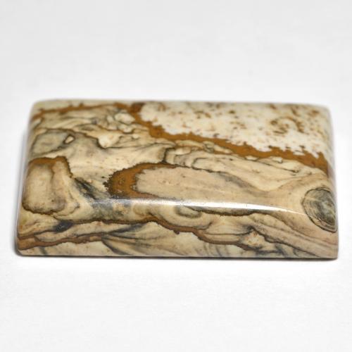 29.08캐럿 천연 다색 벽옥, 바게트, 불투명체