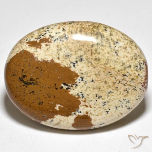 35.50ct 자연스러운 다색 벽옥, 타원형, 불투명체