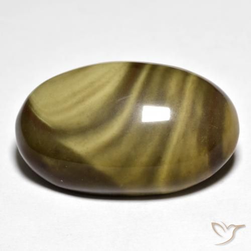 19.44ct 자연스러운 다색 벽옥, 타원형, 불투명체