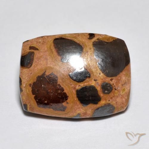 9.85ct 자연스러운 다색 벽옥, 방석, 불투명체