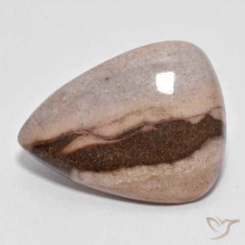 9.81ct 자연스러운 다색 벽옥, 배 모양, 불투명체
