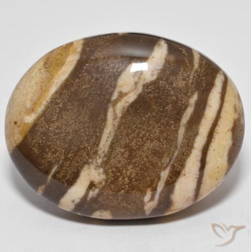 27.46ct 자연스러운 다색 벽옥, 타원형, 불투명체