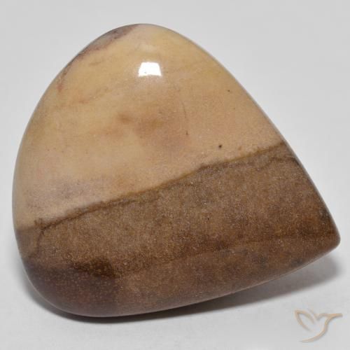 19.98ct 자연스러운 다색 벽옥, 배 모양, 불투명체