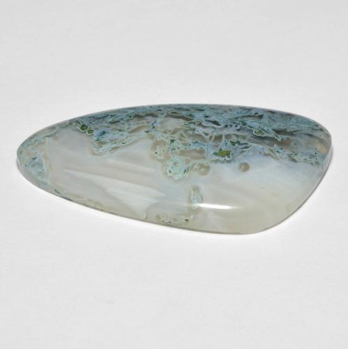 28.82캐럿 천연 멀티컬러 재스퍼, 멋진 모양, 37.1×19.6 mm, 투명한