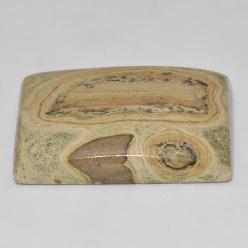 38.51캐럿 천연 다색 벽옥, 바게트, 불투명체