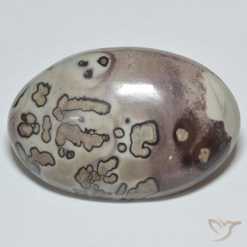 37.10ct 자연스러운 다색 벽옥, 타원형, 불투명체