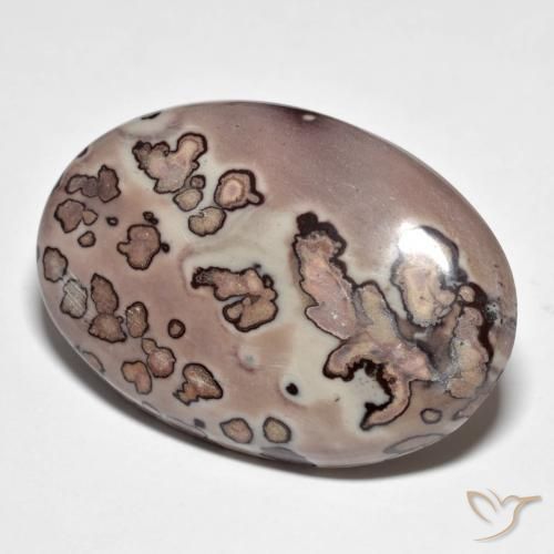 44.30ct 자연스러운 다색 벽옥, 타원형, 불투명체