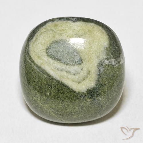 25.13ct 자연스러운 다색 벽옥, 방석, 불투명체