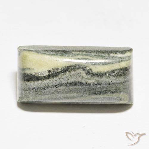 20.75ct 자연스러운 다색 벽옥, 바게트, 불투명체