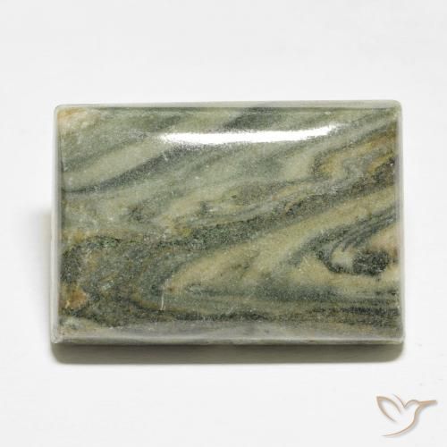 33.88ct 자연스러운 다색 벽옥, 바게트, 불투명체