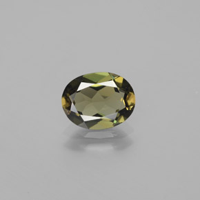 1.60캐럿 천연 딥 그린 코르네루핀, 타원형 컷, 8.7×6.8 mm, VVS