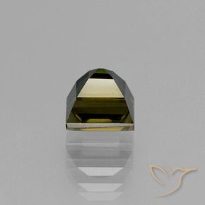 1.09캐럿 천연 초콜릿 브라운 코너루파인, 바게트, VVS