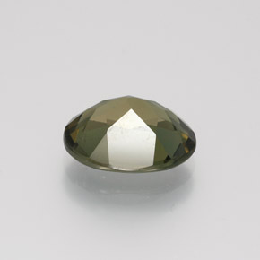 3.14캐럿 천연 딥 그린 코르네루핀, 타원형 컷, 10.5×8.7 mm, VVS-VS