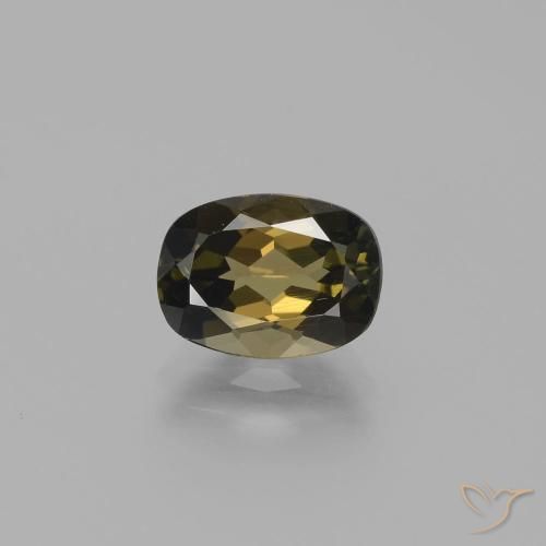 1.78ct 자연스러운 녹갈색 코너루파인, 방석, VS